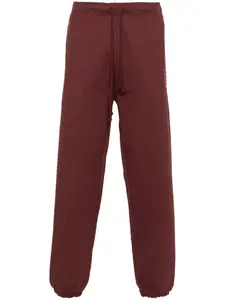 Спортивные брюки с вышитым логотипом RASSVET, красный