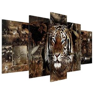 Картина из акрилового стекла Artgeist Guard of the Jungle, 50 см, коричневый