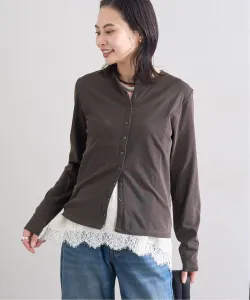 Кардиган из прозрачного хлопка с круглым вырезом Journal Standard, цвет Black A