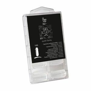 Gel Sculpt Quick Forms, 100 капсул Proffessionnelles, прозрачные, Peggy Sage