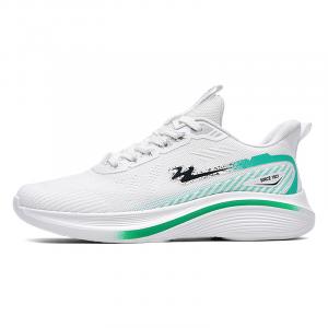 Мужские кроссовки Low Top White/Green Binary, Ginkgo Green