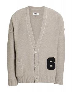 Кардиган Mm6 Maison Margiela, серый