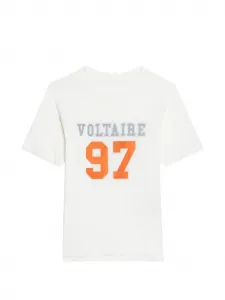 Футболка Boo с кристаллами Zadig&Voltaire, белый