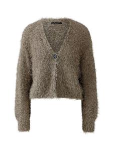 Кардиган дымчато-серого цвета Oui