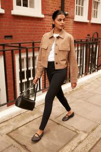 Леггинсы из джерси с начесом Next, черный