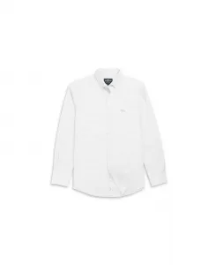 Мужская рубашка Gunn Check Oxford 5 с длинным рукавом спортивного кроя Rodd & Gunn, серый