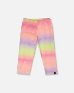 Брюки-капри Organic Cotton Jersey разноцветные Deux Par Deux