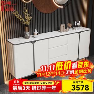 Guansi Комод 200х40х85 см для гостиной и спальни из массива дерева, светлый люкс, большой объем хранения, установка включена