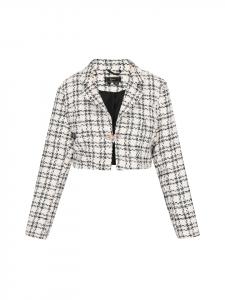 Блейзер faina, цвет white black