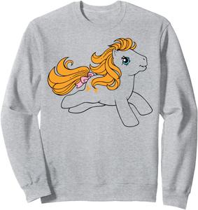 Винтажная толстовка с контурным портретом в стиле «Мой маленький пони» цвета ириски My Little Pony, серый