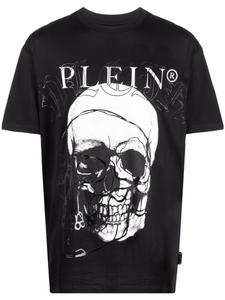 Philipp Plein футболка с принтом Skull, черный