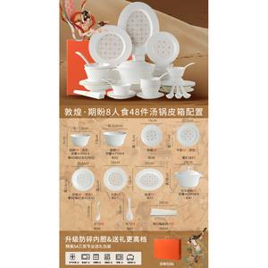 Luowei Набор для новоселья 2025, практичные предметы для переезда, подарок на новоселье, чемодан и подарок Dunhuang - Looking Forward to The Team 1