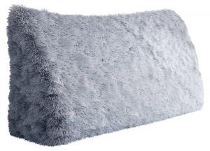 Большая эргономичная клиновидная подушка Vercart Blau, серо-голубой - 140 x 50 x 20 см