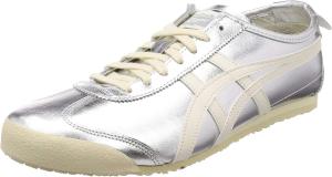 Кроссовки Onitsuka Tiger Unisex Adult Mexico 66, серебристый/слоновая кость