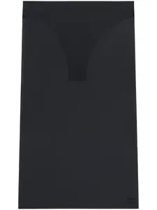 Полупрозрачная юбка миди Courrèges, черный