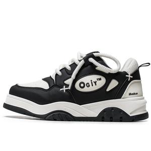 BAKE Легкие дышащие устойчивые к истиранию мужские лоу-топы для скейтбординга черные, цвет Black