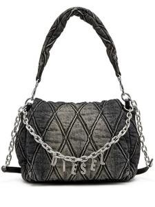 Diesel сумка на плечо Charm-D с логотипом, черный