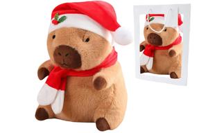 Рождественская тематическая капибара и капибара плюшевые игрушки плюшевая кукла высота 20см/30см/40см длина 20см Mise