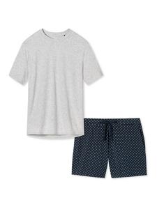 Ночное белье Schiesser, цвет blau gepunktet/grau