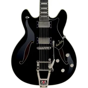 Электрогитара Hagstrom Tremar Viking Deluxe, глянец, черная