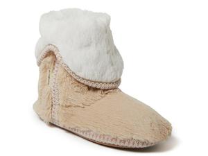 Тапочки Dearfoams Beth Bootie Slipper - Women's, Latte Beige