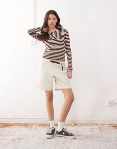 Шорты Gramicci G бежевого цвета