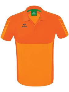 Футболка поло Six Wings Poloshirt erima, оранжевый