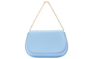Alexander Wang Кожаная женская сумка через плечо светло-голубого цвета