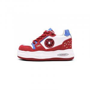 Disney Женские низкие скейтбордические кроссовки с противоскользящим и износостойким покрытием, красно-синий