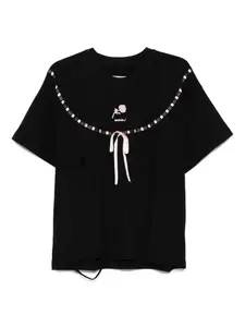 Футболка с декорированным бантом от Altered Dreamwear Seen Users, черный