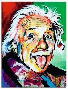Картина на холсте Artland Einstein, 45x60x2 см, красочный
