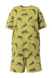 Пижама Studio Untold, Grass green/Dark green