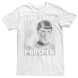 Мужская футболка «Звездный путь: оригинальная серия Spock Prosper» Licensed Character