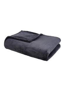 Today Черное мягкое одеяло