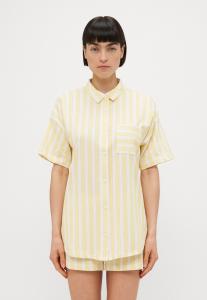 Пижама VIVANCE DREAMS DOLCE VITA BUTTON SHORTY - Pyjama set LASCANA, желтый