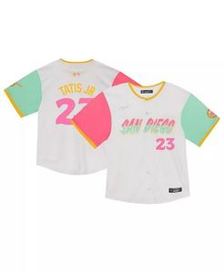 Белое джерси для игроков San Diego Padres City Connect Limited для мальчиков и девочек Fernando Tatis Jr Nike, белый