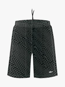 Мужские шорты для тренировок ID с векторным графическим принтом Reebok, Black