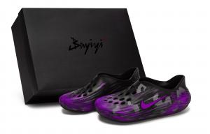 Nike Сабо ReactX Rejuven8 унисекс, черные, фиолетовые