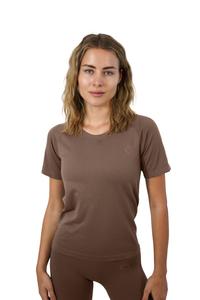 Спортивная футболка Stark Soul Sport Shirt Damen Racer Seamless Laufshirt, цвет deep taupe