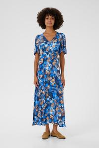 Макси платье CULTURE, Blue/Light blue/Dark blue