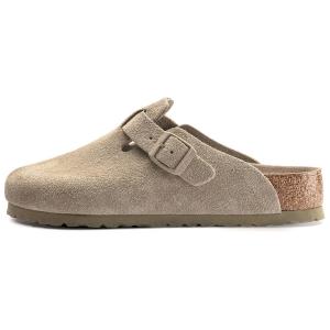 Босоножки с мягкой стелькой цвета замши, выцветшие, хаки Birkenstock