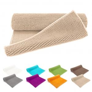 Heimtexland  Коврик для ванной из синели Суперпушистый впитывающий коврик для ванной Ökotex Type771 Бежевый набор 45x50 / 50x80 см