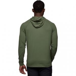 Рубашка с капюшоном Alpenglow мужская Black Diamond, зеленый