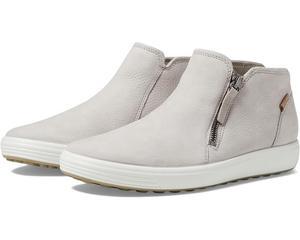 Кроссовки ECCO Soft 7 Low Cut Zip Bootie, цвет Grey Rose
