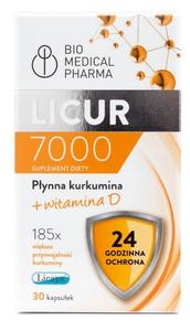 Биологически активная добавка, Bio Medical Pharma, Licur 7000 Z Vit. Д, 30 капс