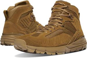 Мужские военные и тактические ботинки Danner Fullbore 4.5 для мужчин - легкие, с верхом для жаркой погоды, промежуточной подошвой Vibram и противоскользящей подошвой, Coyote