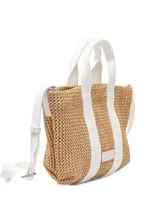 Маленькая плетеная сумка-тоут Marc O'Polo, нейтральный