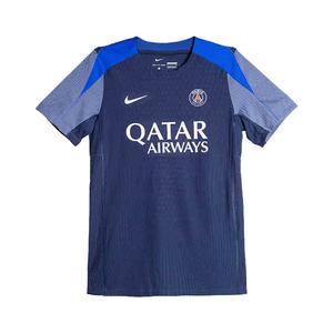 Топ мужской футболка Paris Saint Germain Strike с коротким рукавом Dri FIT Nike, синий
