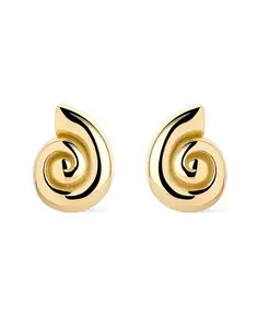 Золотые серьги-гвоздики - гвоздики Ариэль Ana Luisa, gold