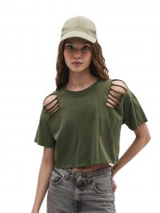 No Matter What Футболка в оливковом цвете